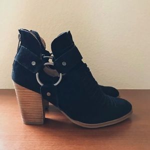 🖤 Seychelles Anthropologie Boho Western Booties, size 6